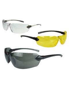 Radians OV3114CS Overlook Glasses Adult Clear/Smoke Gray/Amber/Black/Silver Frames 3 Pack