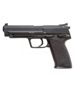 HK 81000364 USP Expert V1 SA/DA 45 ACP Caliber with 5.19" Barrel, 12+1 Capacity, Overall Black Finish, Serrated Trigger Guard Frame, Serrated Long Steel Slide &amp; Polymer Grip Includes 2 Mags