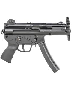 Century Arms HG6036N AP5 M 9mm Luger 30+1 4.50" Barrel, Black Stamped Metal, Fixed Front/Drum Rear Sights, Includes Hard Case, Sling, Cleaning Kit &amp; 2 Magazines