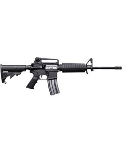 Bushmaster 0010004BLK M4 Patrolman's5.56x45mm NATO 30+1 16" Salt Bath Nitride Threaded Barrel, Black A4 Flat Top Receiver, Black 6 Position Collapsible Stock w/M4 Black Polymer Grip, Right Hand