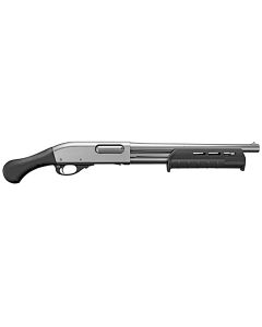 REM Arms Firearms R81312 870 Tac-14 Marine 12 Gauge 14" 4+1 3" Electroless Nickel-Plated Rec/Barrel Black Fixed Raptor Grip Stock Right Hand (Full Size) Includes Cylinder Choke
