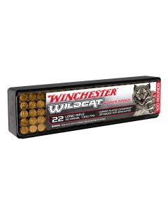 Winchester Ammo WW22LRSSD Wildcat Super Speed 22LR 40gr Copper Plated DynaPoint 100 Per Box/20 Case