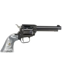 Heritage Mfg RR22B4GPRL Rough Rider22 LR 6 Shot 4.75" Black Barrel &amp; Cylinder Black Frame, Altamont Gray Pearl Grips
