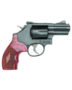 Smith &amp; Wesson 13323 Model 19 Performance Center Carry Comp 357 Mag or 38 S&amp;W Spl +P Blued Carbon Steel 2.50" PowerPortBarrel, 6rd Cylinder &amp; K-Frame, Tritium Front Night Sight, Custom Wood Grip