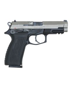Bersa TPR9DT TPRFull Size Frame 9mm Luger 17+1, 4.30" Black Steel Barrel, Nickel Cerakote Serrated Steel Slide, Matte Black Aluminum Frame w/Picatinny Rail, Ambidextrous