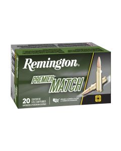 Remington Ammunition 21201 Premier Match 224Valkyrie 90gr Sierra MatchKing BTHP 20 Per Box/10 Case