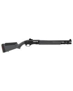 Savage Arms 57787 Renegauge Security Full Size 12 Gauge Semi-Auto 3" 6+1 18.50" Black Melonite Carbon Steel Barrel, Matte Black Aluminum Receiver, Adjustable Matte Gray Synthetic Stock, Right Hand