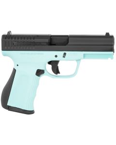 FMK G9C1G2TBSS 9C1 G2 9mm Luger 14+1 4" Black Stainless Steel Barrel, Black Serrated Carbon Steel Slide, Blue Jay Polymer Frame w/Picatinny Rail, Black Backstrap Grip