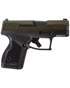 Taurus 1GX4M93B GX49mm Luger 11+1 3.06" Black Stainless Steel Barrel, Mil-Spec Green Cerakote Serrated Steel Slide, Black Polymer Frame, Black w/Interchangeable Backstrap Grip, Manual/Trigger Safety