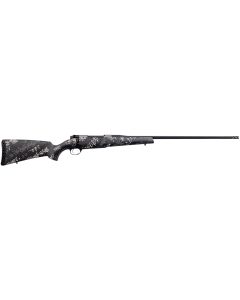 Weatherby MBT20N65CMR4B Mark V Backcountry 2.0 Ti 6.5 Creedmoor 4+1 22" Barrel, Graphite Black Cerakote Metal Finish, Black with Gray/White Sponge Accents Peak 44 Blacktooth Carbon Fiber Stock