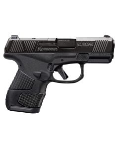 Mossberg 89027 MC2sc Sub-Compact 9mm Luger 3.40" 14+1,11+1 Matte Black DLC Stainless Steel with Optics Cut Aggressive Textured Black Polymer Grip with Cross-Bolt Safety