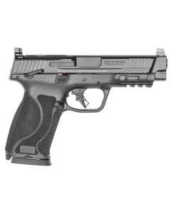 Smith &amp; Wesson 13388 M&amp;P M2.0 M2.0 Full Size 10mm Auto 15+1, 4.60" Black Armornite Stainless Steel Barrel &amp; Optic Cut/Serrated Slide, Matte Black Polymer Frame w/Picatinny Rail
