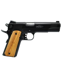 TriStar 85617 American Classic II 1911 10mm Auto 8+1, 5" Stainless Steel Barrel, Blued Serrated Steel Slide, Blued Steel Frame w/Beavertail, Wood Grip