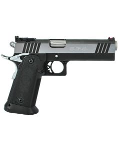 TriStar 85674 SPS Pantera 1911 9mm Luger 18+1, 5" Stainless Steel Barrel, Black Chrome Serrated Steel Slide, Black Steel Frame w/Beavertail, Black Polymer Grip
