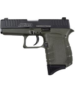Diamondback DB0200P101 DB9 Gen4 Micro-Compact Frame 9mm Luger 6+1, 3.10" Stainless Steel Barrel, Black Nitride Serrated Stainless Steel Slide, OD Green Polymer Frame &amp; Grip