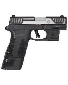 Diamondback DB0301P031 AM2 w/Laser Sub-Compact Frame 9mm Luger 17+1, 3.50" Stainless Steel Barrel, Serrated Stainless Steel Slide, Black Polymer Frame w/Picatinny Rail &amp; Polymer Grip, Viridian Laser