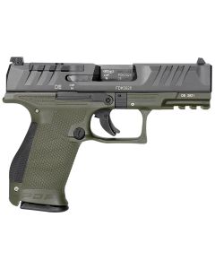 Walther Arms 2858428 PDP Compact Optic Ready 9mm Luger 4" 15+1 Black Steel Slide Performance Duty TexturedPolymer Grip