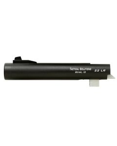 Tactical Solutions TL55TEMBNF Trail-Lite Barrel 22 LR 5.50" Black Matte Finish 6061-T6 Aluminum Material with Threading &amp; Fiber Optic Front Sight for Browning Buck Mark