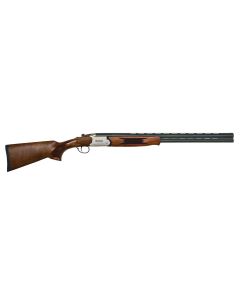 Mossberg 75477 Silver Reserve Bantam 20 Gauge with 26" Polished Blued Barrel, 3" Chamber, 2rd Capacity, Satin Silver Engraved Metal Finish &amp; Satin Black Walnut Stock Right Hand (Full Size)