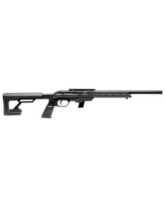 Savage Arms 45120 64 Precision 22 LR 20+1 16.50" Matte Black Carbon Steel Threaded Heavy Barrel, Matte Black Drilled &amp; Tapped Carbon Steel Receiver, M-Lok Compatible Forend, Synthetic Chassis Stock