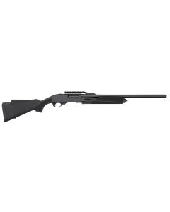 Remington Firearms (New) R68878 870 Fieldmaster 12 Gauge 3+1 23" Fully Rifled Heavy, Blued Barrel/Rec, Black Synthetic Furniture, Cantilever Scope Mount
