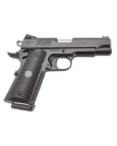 Wilson Combat ACPFS9A ACP Full-Size SAO 9mm Luger 5" 10+1 Black Armor-Tuff Carbon Steel Frame/Slide Black G10 Eagle Claw Grips Ambi Thumb Safety