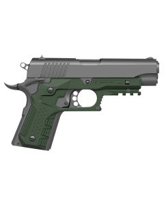 Recover Tactical CC3C-03 Grip &amp; Rail SystemGreen Polymer Picatinny for Compact 1911