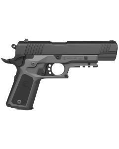 Recover Tactical CC3P0401 Frame GripGray Polymer Frame with Interchangeable Black &amp; Gray Panels for Standard Frame 1911