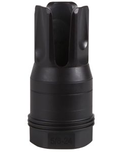 Sig Sauer SL76258X2490DEGF Clutch-Lok QD Q.D. Flash Hider Black Stainless Steel with 5/8" 24 tpi Threads for 7.62mm 90 Degree Taper