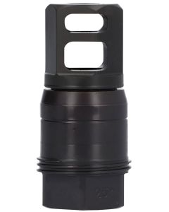 Sig Sauer SL76258X2425DEGM Clutch-Lok QD Muzzle Brake Black Stainless Steel with 5/8" 24 tpi Threads for 7.62mm 25 Degree Taper