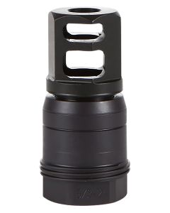 Sig Sauer SL76258X2490DEGM Clutch-Lok QD Muzzle Brake Black Stainless Steel with 5/8" 24 tpi Threads for 7.62mm 90 Degree Taper