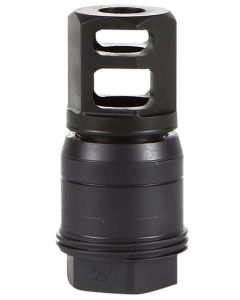Sig Sauer SL55612X2825DEGM Clutch-Lok QD Muzzle Brake Black Stainless Steel with 1/2" 28 tpi Threads for 5.56mm 25 Degree Taper