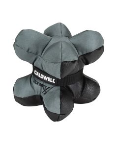 Caldwell 1102666 Tack Driver X Mini with Gray &amp; Black Finish, Rubber Bottom, Plastic Pellet Filled, weighs 1.50 lbs &amp; 5.50" W x 5.50" H x 5.50" D Dimensions