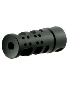 Spikes Tactical SBV1065 R2 Muzzle Brake Black Nitride 416R Stainless Steel with 1/2"-28 tpi Threads for 5.56x45mm NATO