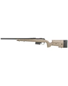 Bergara Rifles B14S352LC B-14 HMR 6.5 Creedmoor 5+1 22" Graphite Black Cerakote Barrel, Black Speckled Brown Molded w/Mini-Chassis, Adjustable LOP &amp; Cheek Piece Stock, Left Hand