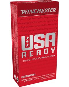 Winchester Ammo RED10 USA Ready 10mmAuto 180gr Full Metal Jacket Flat Nose 50 Per Box/10 Case