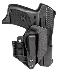 Mission First Tactical H2RUEC9AIWBM Minimalist Holster IWB Black Polymer Belt Clip Fits Ruger EC9/EC9s/LC9/LC9s Ambidextrous
