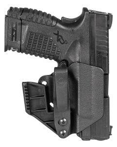 Mission First Tactical H2SFXDSAIWBM Minimalist Holster IWB Black Polymer Belt Clip Fits Springfield XD-S 9/40 3.30" Barrel Ambidextrous