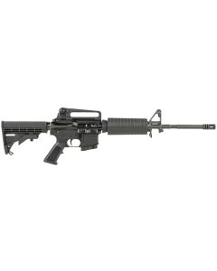 Bushmaster 0010004CA M4 Patrolman's5.56x45mm NATO Caliber with 16" Barrel, 10+1 Capacity, Black Metal Finish, Black 6 Position Collapsible Stock &amp; Black Polymer Grip Right Hand