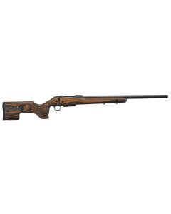 CZ-USA 07504 CZ 600 Range Full Size 6mm Creedmoor 5+1 24" Black Nitride Steel Threaded Barrel, Black Drilled &amp; Tapped Receiver, Brown &amp; Gray Laminate Fixed w/Adj Cheek Rest Stock, Right Hand