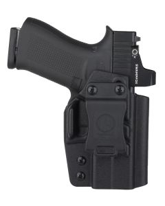 1791 Gunleather TACIWBG43XMOSBLKR Tactical KydexIWB Black Kydex Belt Clip Compatible w/Glock 43/43X/43X MOS/48 Right Hand
