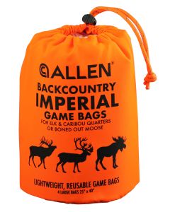 Allen 6590 BackCountry Imperial Elk Game Bag Set Orange Polyester 4 Bags