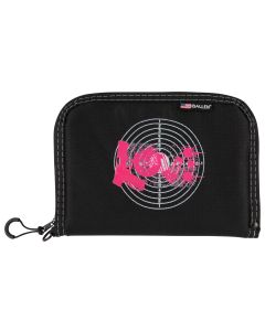Girls With Guns 9075 LoveBlack w/Pink Love Graphic Polyester Holds Handgun