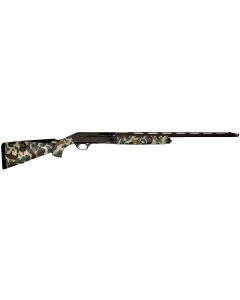 Sauer SASA1226CBFBOS SL-5 Waterfowl 12 Gauge 3.5" 3+1 26", Brown Cerakote Barrel/Rec, Fred Bear Old School Camo Furniture, LPA Front Sight, 5 Ext. Chokes Included