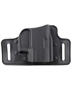 Galco TS820B TacSlideOWB Black Kydex/Leather Belt Slide Fits Beretta APX Fits Taurus G3 Fits Sig M18 Right Hand