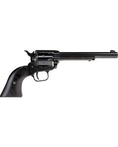 Heritage Mfg RR22B6BBK Rough Rider22 LR 6 Shot, 6.50" Black Oxide Steel Barrel, Black Steel Frame, Black Oxide Cylinder, Black Laminate Wood Grip, Hammer/Thumb Safety, Exposed Hammer