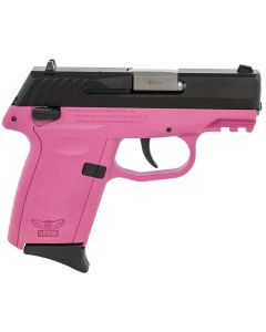 SCCY Industries CPX1CBPKG3 CPX-1 Gen3 9mm Luger 10+1 3.10" Pink Polymer w/ Picatinny Rail Serrated Black Nitride SS Slide Pink Polymer Grip