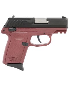 SCCY Industries CPX1CBCRG3 CPX-1 Gen3 9mm Luger 10+1 3.10" Crimson Red Polymer w/Picatinny Rail Serrated Black Nitride SS Slide Crimson Red Polymer Grip