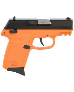 SCCY Industries CPX1CBORG3 CPX-1 Gen3 9mm Luger 10+1 3.10" Orange Polymer w/Picatinny Rail Serrated Black Nitride SS Slide Orange Polymer Grip
