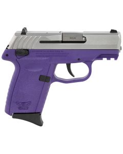 SCCY Industries CPX1TTPUG3 CPX-1 Gen3 9mm Luger 10+1 3.10" Purple Polymer w/Picatinny Rail Serrated SS Slide Purple Polymer Grip